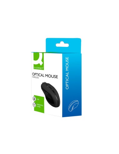 RATON Q-CON.OPTICO INALAMBRICO 1000 DPI RECEPTOR USB 2,4 GHZ NG.