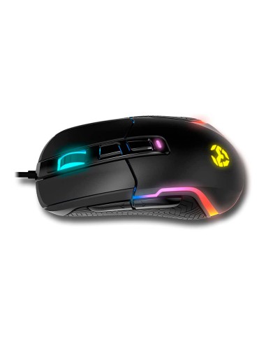 RATON KROM KICK GAMING RGB OPTICO 800-6200 DPI 7 BOTONES ILUMINACION