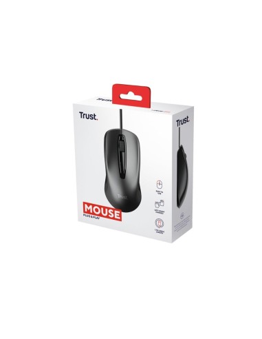 RATON TRUST BASIC OPTICO 4 BOTONES 1200 DPI USB 2.0 NG.
