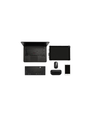 TECLADO COMPACT INALAMBRICO DUAL USB 3.0 NG.288X125X21MM