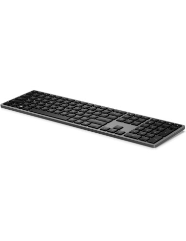 TECLADO HP 975 DUAL INALAMBRICO BT.5.0 RETROILUMINACION USB-C GRIS