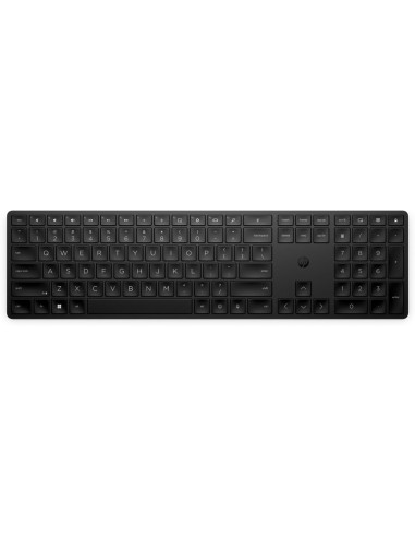 TECLADO HP 455 PROGRAMABLE INALAMBRICO ILUMINACION RGB NG.