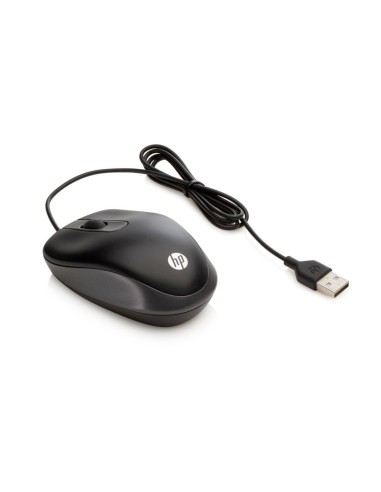 RATON HP VIAJE OPTICO 1000 DPI USB-A CABLE 100 CM NG.