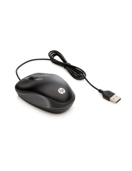 RATON HP VIAJE OPTICO 1000 DPI USB-A CABLE 100 CM NG.