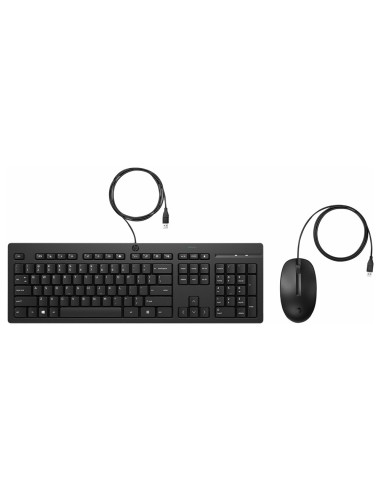 SET TECLADO+RATON HP COMBO 225 USB-A CABLE 180 CM NG.