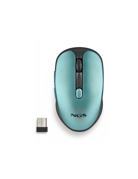 RATON NGS EVO RUST OPTICO 800/1200/1600 DPI INAL. 5BT.USB 2,4 GHZ VE.