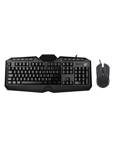 SET TECLADO RATON Q-CON.CABLE E ILUMINACION LED NG.