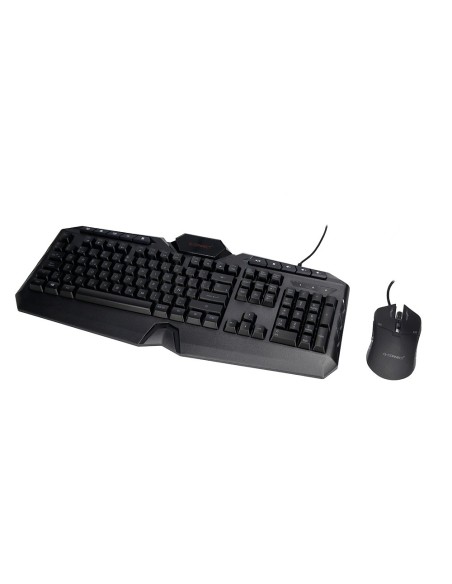 SET TECLADO RATON Q-CON.CABLE E ILUMINACION LED NG.