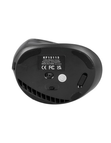 RATON Q-CON.OPTICO INALAMBRICO ERGONOMICO VERT.DPI 800/1200/1600 NG