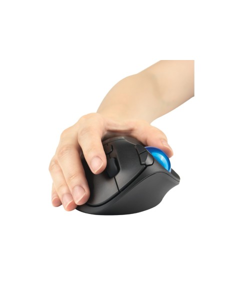 RATON OPTICO TRACKBALL TB450 PRO FIT ERGO 1600 DPI INALAM NG./AZUL