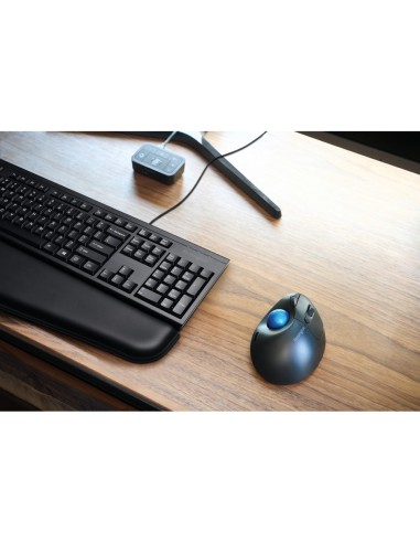 RATON OPTICO TRACKBALL TB450 PRO FIT ERGO 1600 DPI INALAM NG./AZUL