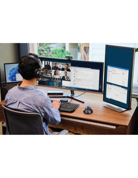 RATON OPTICO TRACKBALL TB450 PRO FIT ERGO 1600 DPI INALAM NG./AZUL