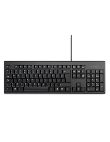 TECLADO KENSINGTON KB100 EQ CABLE 2400 DPI USB-A NG.