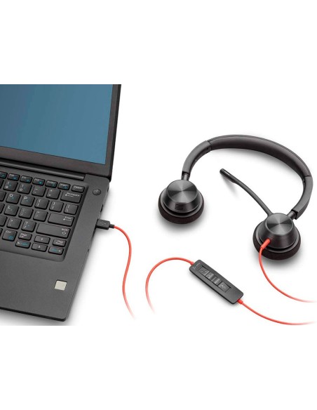 AURICULAR PLANTRONICS NG.WIRE 3320 DIAD BIAURAL USB-A MICRO 8X219AA