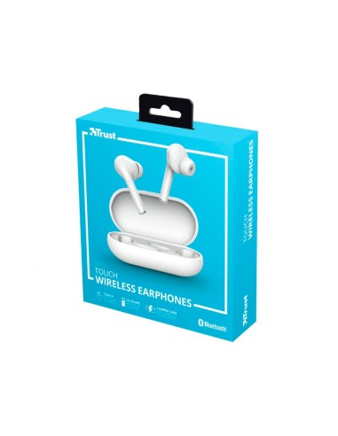 AURICULAR TRUST NIKA INALAMBRICO BT.ESTUCHE CARGA BL.