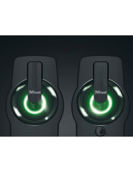 ALTAVOCES TRUST GEMI 2.0 POTENCIA MAXIMA 12W ILUMINACION LED VOLUMEN