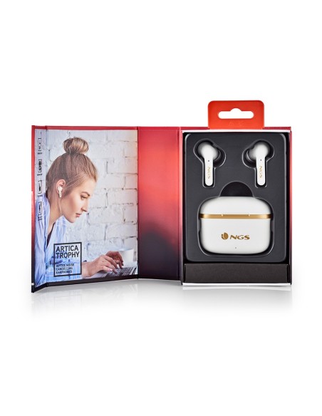 AURICULAR NGS ARTICA TROPHY INALAMBRICO 10M 20 HORAS USB-C BL.