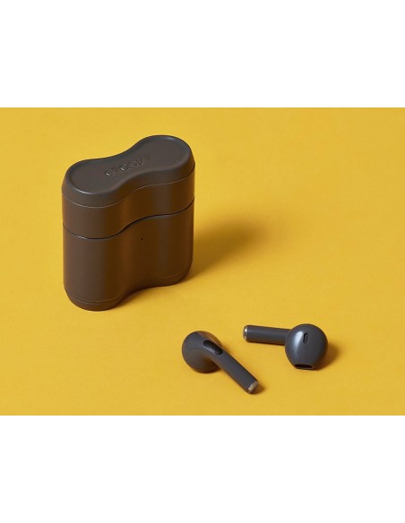 AURICULARES GROOVY TWS WIRELESS GRIS OSCURO