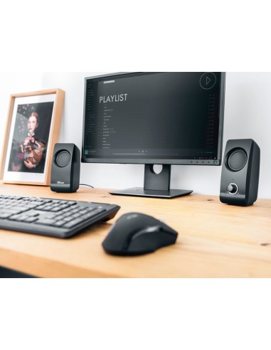 ALTAVOCES TRUST REMO 2.0 16 W CONTROL VOL.USB 2.0 JACK 3.5MM NG.