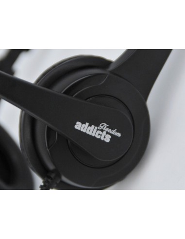 AURICULAR CON MICRO NGS VOX505 USB NEGRO