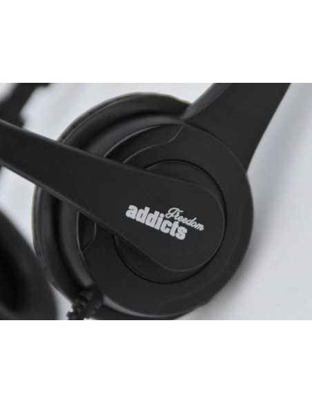 AURICULAR CON MICRO NGS VOX505 USB NEGRO