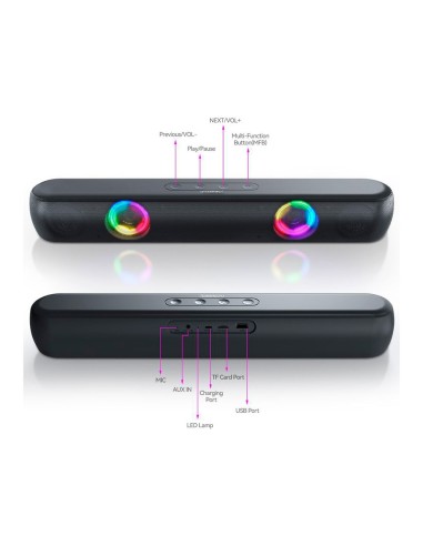 BARRA SONIDO Q-CON.BT.ILUMINACION LED CONTROL VOLUMEN NG.