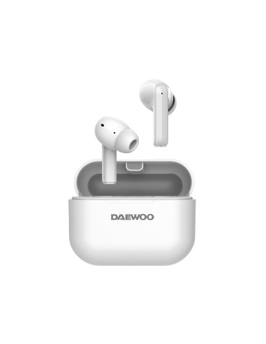 AURICULAR DAEWOO TWS IN-EAR BT.5.3  CARGA USB TIPO-C AUTO 6 HORAS BL.