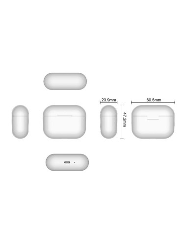 AURICULAR DAEWOO TWS IN-EAR BT.5.3  CARGA USB TIPO-C AUTO 6 HORAS BL.