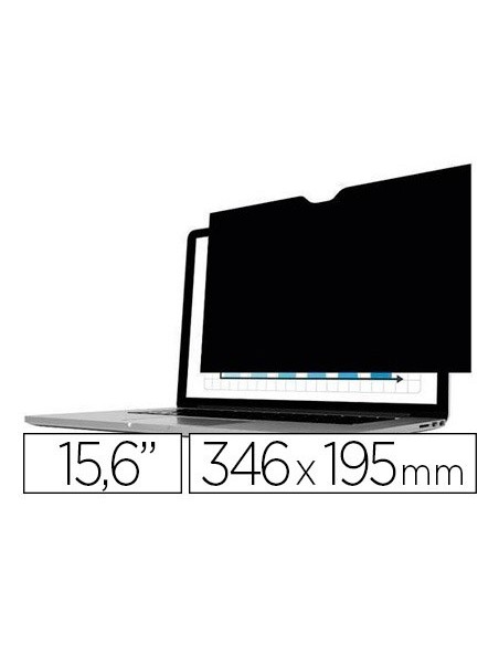 FILTRO PANTALLA FELLOWES PRIVACIDAD 15.6 PRIVASCREEN  16:9 346X195MM