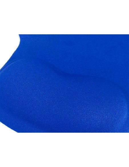 ALFOMBRILLA RATON Q-CONNECT REPOSAMUÑECAS GEL AZ.