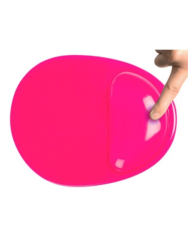 ALFOMBRILLA RATON Q-CON.REPOSAMUÐECAS GEL Y PVC RS.210X245X20 MM