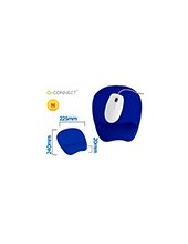 ALFOMBRILLA RATON Q-CONNECT REPOSAMUÑECAS ERGONOMICA GEL AZ. 2