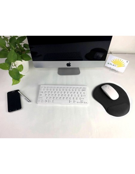 ALFOMBRILLA RATON Q-CON.C/REPOSAMUÑECAS DEGEL**43865