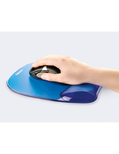 ALFOMBRILLA RATON FELLOWES AZ. REPOSAMUÑECA GEL