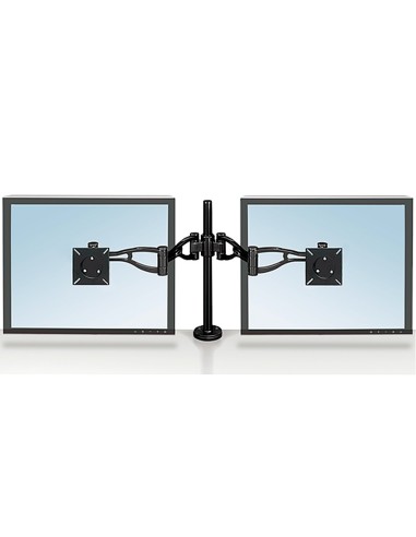 BRAZO MONITOR PLANO DOBLE FELLOWES FLEXIBLE PANTALLAS 10 KG
