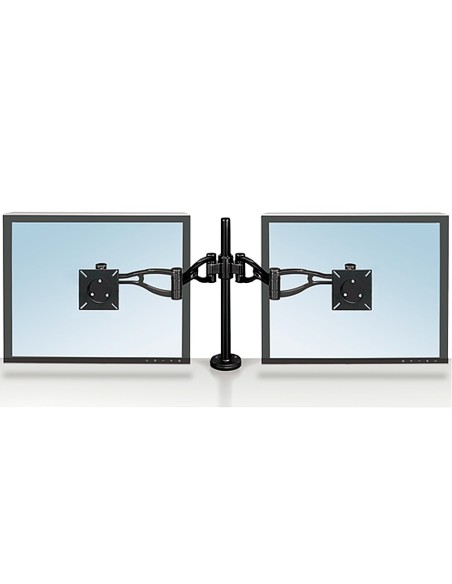 BRAZO MONITOR PLANO DOBLE FELLOWES FLEXIBLE PANTALLAS 10 KG
