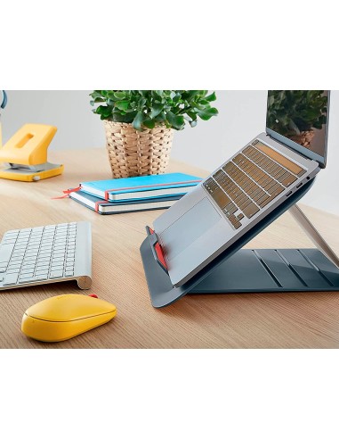 SOPORTE PORTATIL LEITZ ERGO COSY AJUSTABLE 4 ALTURA GRIS 310X50X247MM