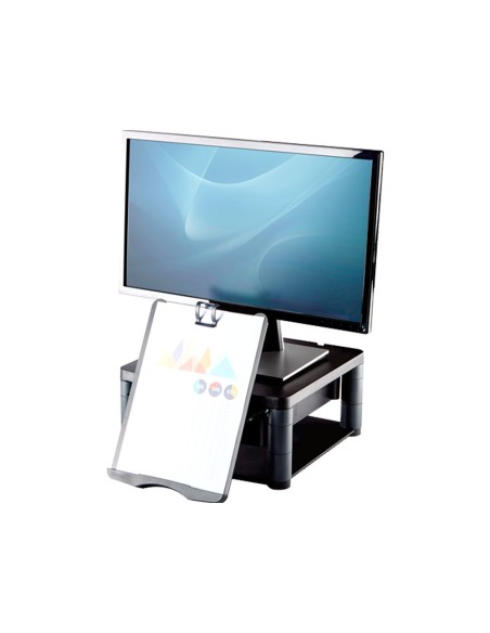 SOPORTE FELLOWES MONITOR 5 ALTURAS 64-65MM 36 KG GRAFITO 165X335X344