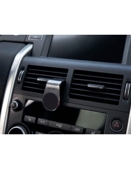 SOPORTE MOVIL GROOVY COCHE UNIVERSAL MAGNETICO GRIS OSCURO