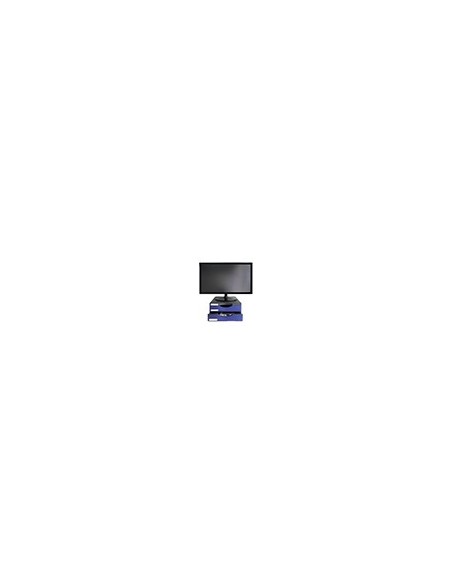 SOPORTE ARCHIVO 2000 MONITOR POLIEST 100%REC. 2 CAJONES 10KG NG./AZUL