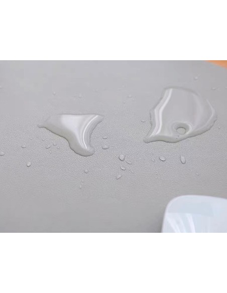 ALFOMBRILLA RATON Q-CON.XXL SIMILCUERO GRIS ANTIDESLIZANT 800X400X2MM