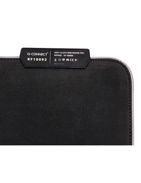 ALFOMBRILLA RATON Q-CON.ILUMINACION LED CONEXION USB NG.350X250X3MM