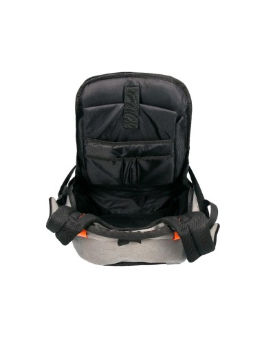 MOCHILA PORTATIL Q-CON.18 NG./GRIS IMPERMEABLE 460X170X310MM