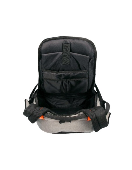 MOCHILA PORTATIL Q-CON.18 NG./GRIS IMPERMEABLE 460X170X310MM