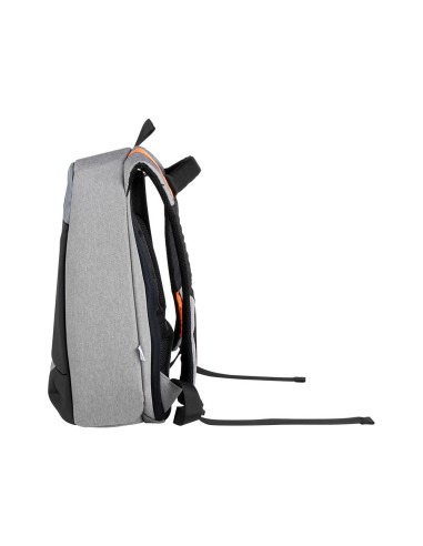 MOCHILA PORTATIL Q-CON.18 NG./GRIS IMPERMEABLE 460X170X310MM