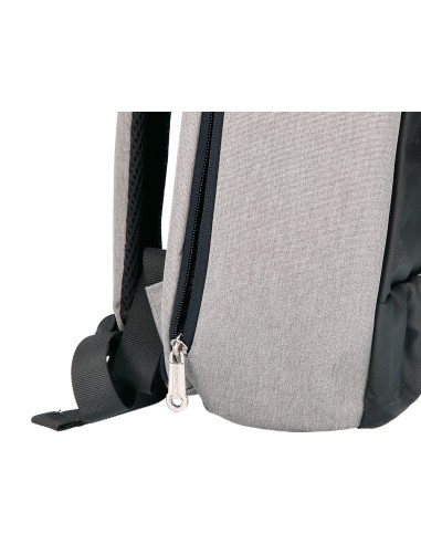 MOCHILA PORTATIL Q-CON.18 NG./GRIS IMPERMEABLE 460X170X310MM