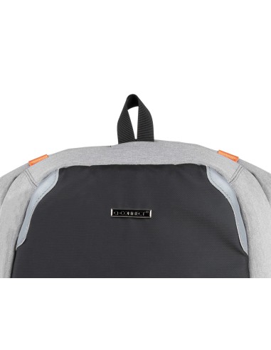 MOCHILA PORTATIL Q-CON.18 NG./GRIS IMPERMEABLE 460X170X310MM