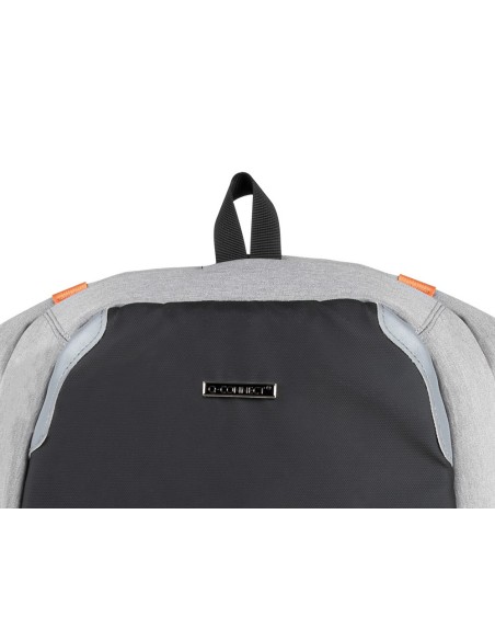 MOCHILA PORTATIL Q-CON.18 NG./GRIS IMPERMEABLE 460X170X310MM