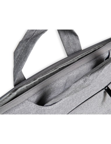 MALETIN PORTATIL Q-CON.15,6 ASAS RETRACTILES 3 BOL. EXT.GRIS