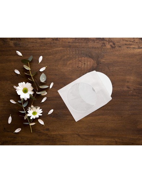 SOBRE CD Q-CON.C/VENTANA TPTE.Y SOLAPA PK.50 UDS.